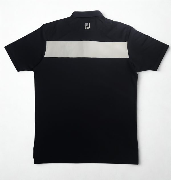 FootJoy Dark Blue Panel Men Golf Polo Shirt