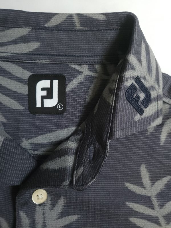 FootJoy Leaf Print Men Golf Polo Shirt