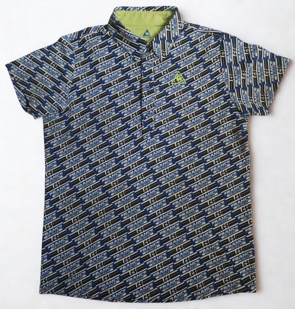 Le Coq Sportif Logo Print Men Golf Polo Shirt