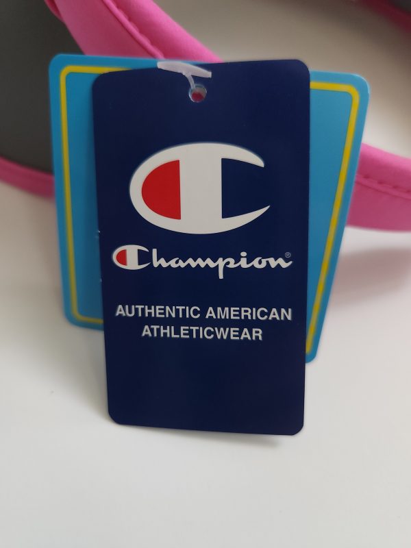 Champion Pink and Black UPF Golf Visor
