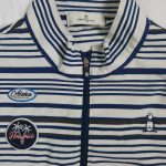 Munsingwear Quarter-Zip Striped Women Long Sleeve Golf Dress
