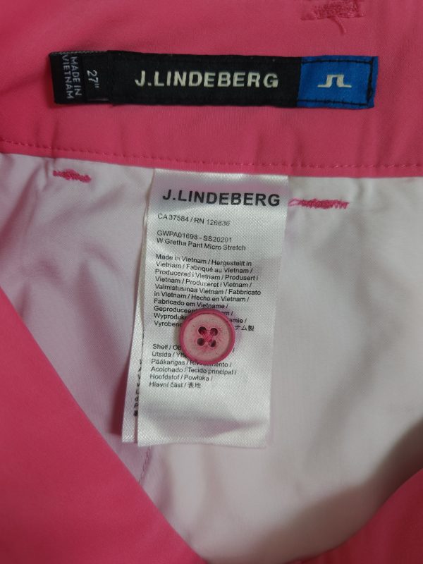 J Linderberg W Greta Pink Women Golf Pants