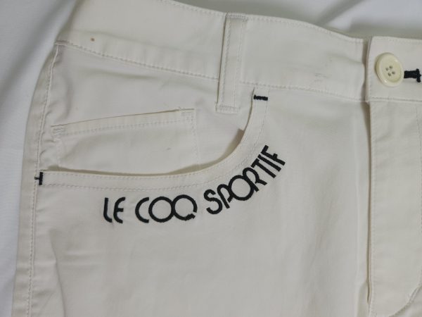 Le Coq Sportif White Performance Women Golf Trouser