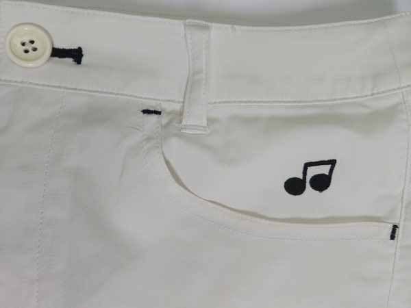 Le Coq Sportif White Performance Women Golf Trouser