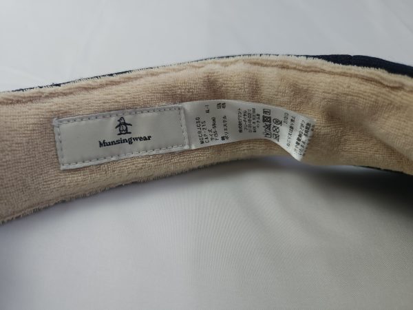 Munsingwear Navy Blue Golf Visor