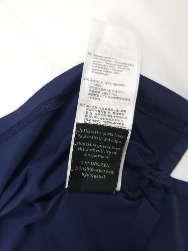 Hydrogen Dark Blue Short Sleeve Women Golf Polo Shirt
