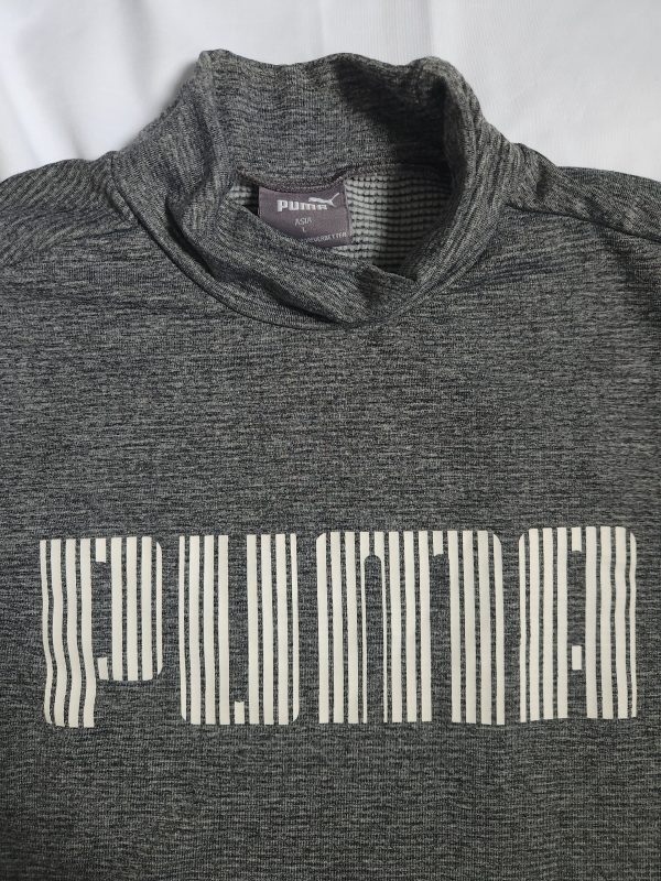 Puma Grey Heathered Women Long Sleeve Golf Dress
