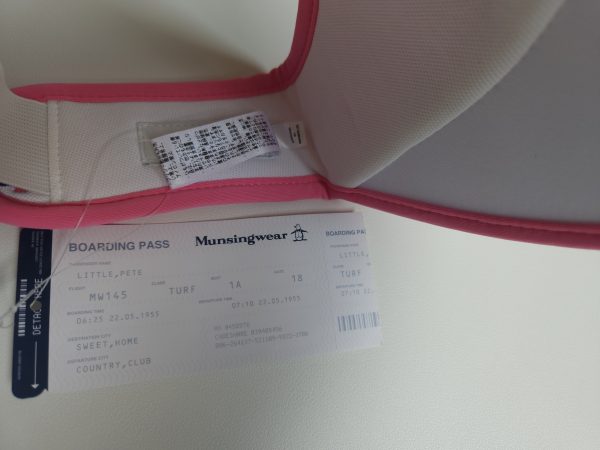 Munsingwear Pink Golf Visor