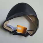 Munsingwear Black High Golf Visor
