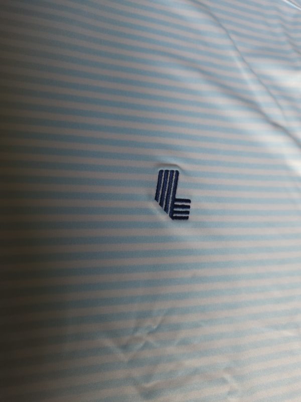 LIV Golf Men Striped Polo Shirt