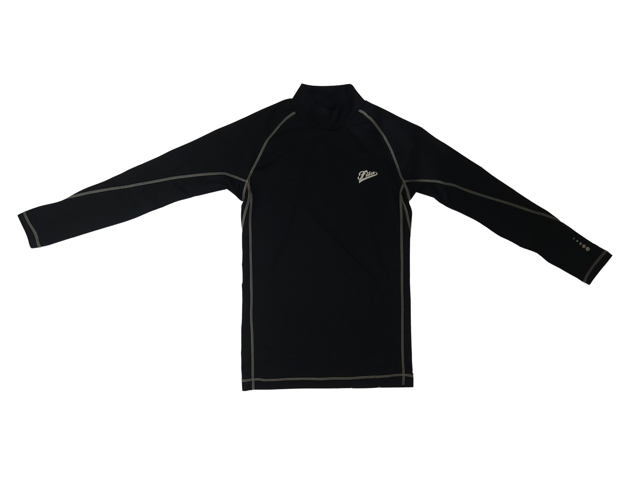 Fila Black Innerwear Women Long Sleeve Golf Dress