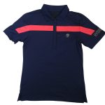 Hydrogen Dark Blue Short Sleeve Women Golf Polo Shirt