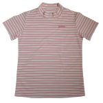 Srixon White Pink Mock Neck Women Golf Top