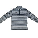 Munsingwear Quarter-Zip Striped Women Long Sleeve Golf Dress