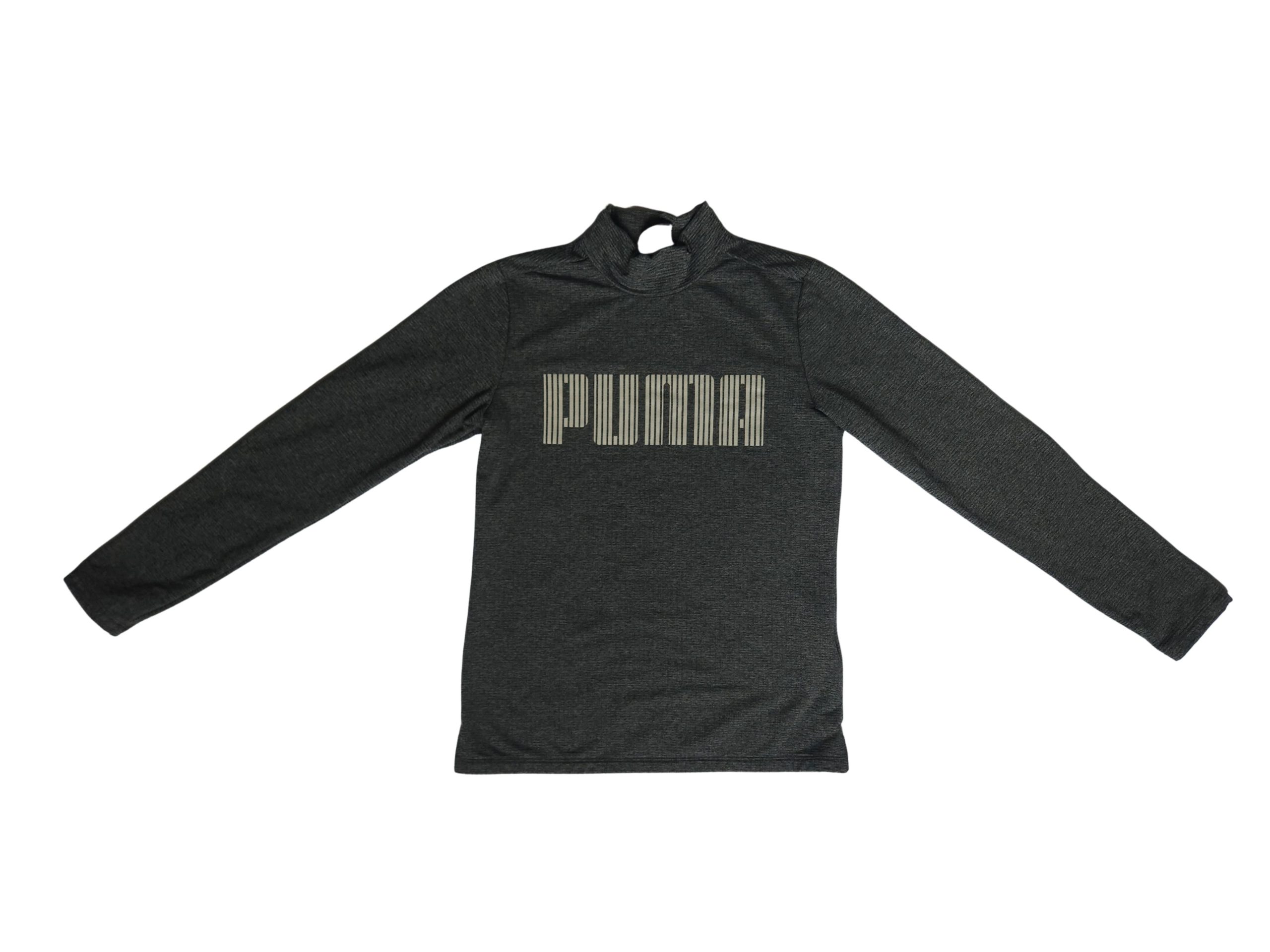 Puma Grey Heathered Women Long Sleeve Golf Dress
