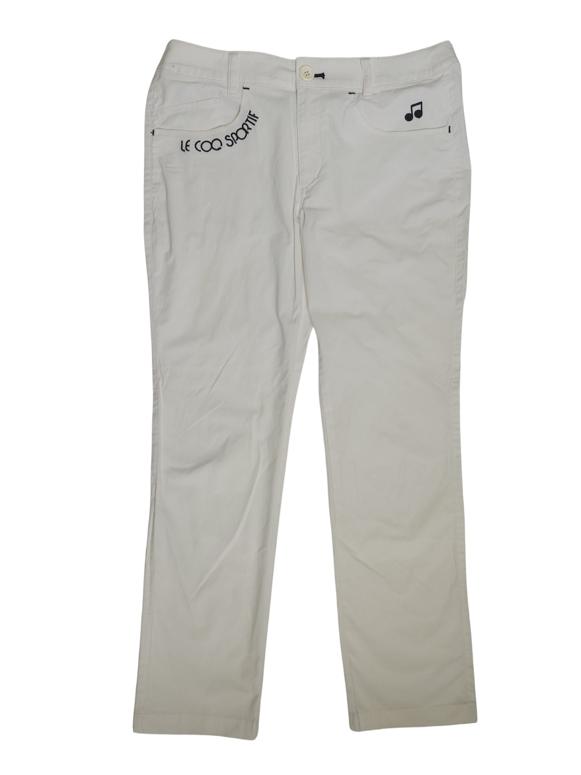 Le Coq Sportif White Performance Women Golf Trouser